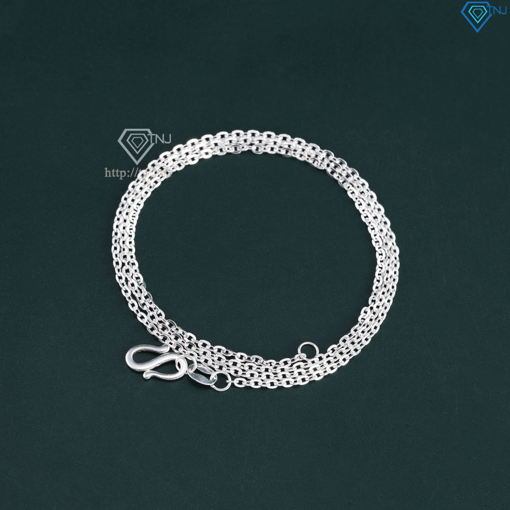 Dây chuyền bạc nữ không mặt mắt xích DNK0001