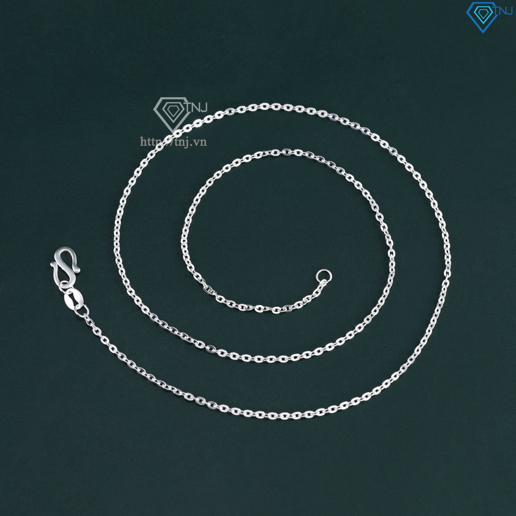 Dây chuyền bạc nữ không mặt mắt xích DNK0001