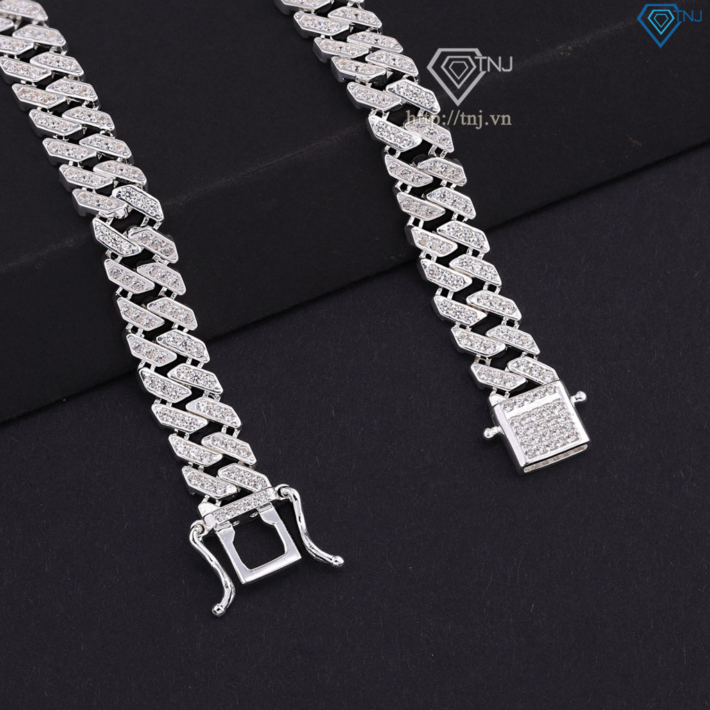 Lắc tay nam Cuban bản nhỏ 7mm LTA0098