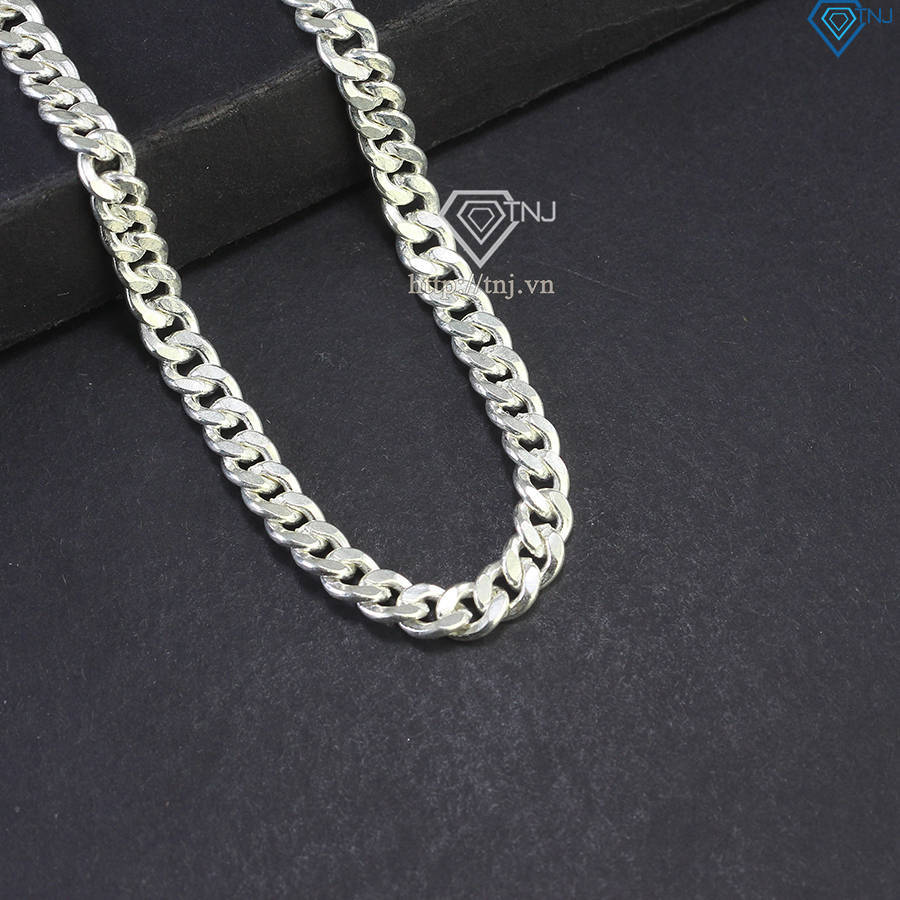 Lắc tay bạc nam mắt xích 5mm LTA0180