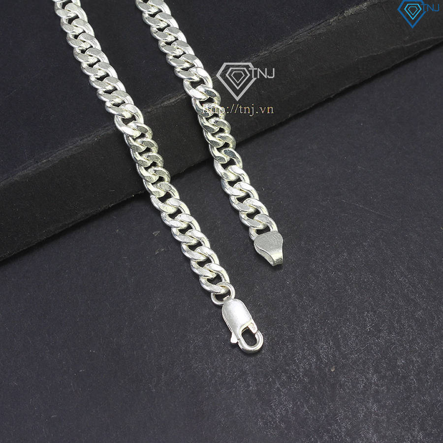 Lắc tay bạc nam mắt xích 5mm LTA0180