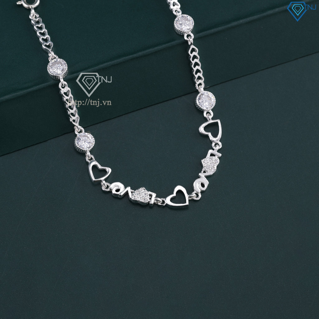 Lắc tay bạc nữ đẹp chữ Love LTN0181