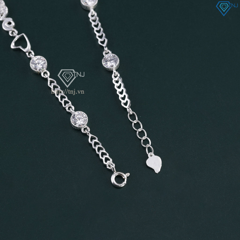 Lắc tay bạc nữ đẹp chữ Love LTN0181