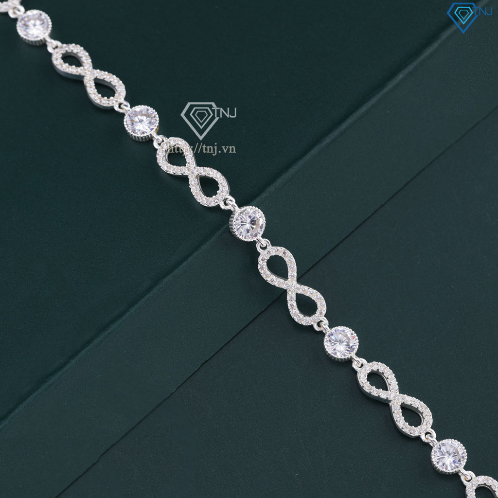 Lắc tay bạc nữ cao cấp hình vô cực LTN0182