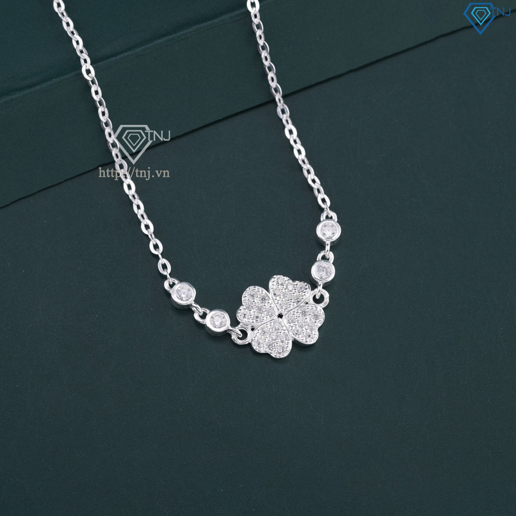 Lắc tay cỏ 4 lá may mắn đính đá giá rẻ LTN0386
