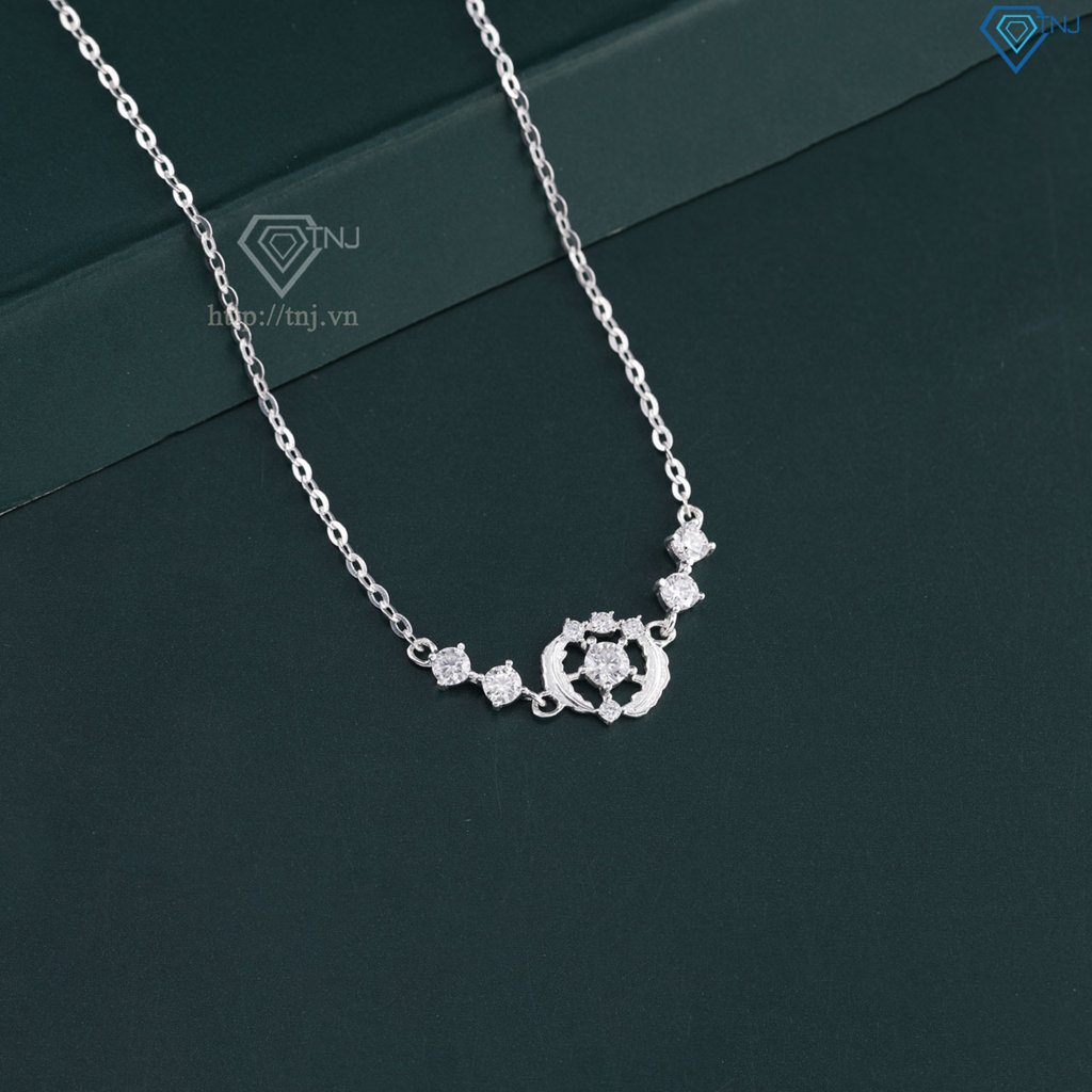 Lắc tay bạc nữ lông vũ đính full kim cương Moissanite LTNM0030
