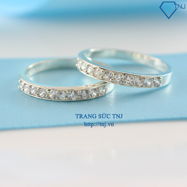 Nhẫn đôi bạc nhẫn cặp bạc đẹp cho đôi bạn thân ND0207