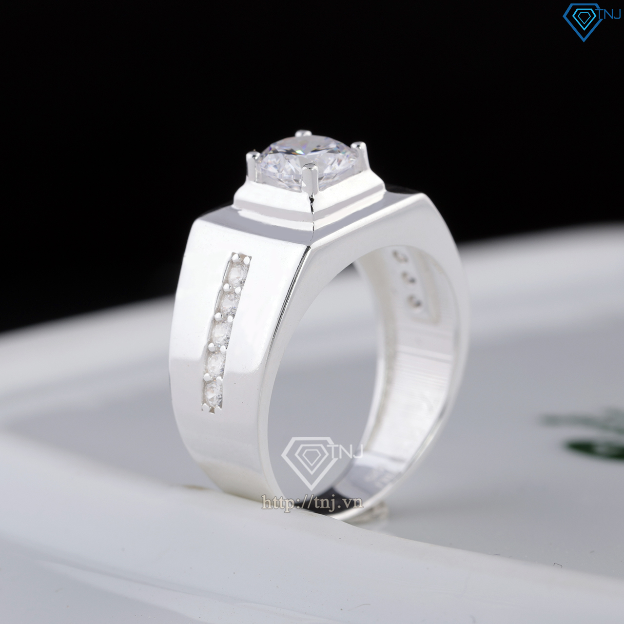 Nhẫn bạc nam đơn giản NNA0039