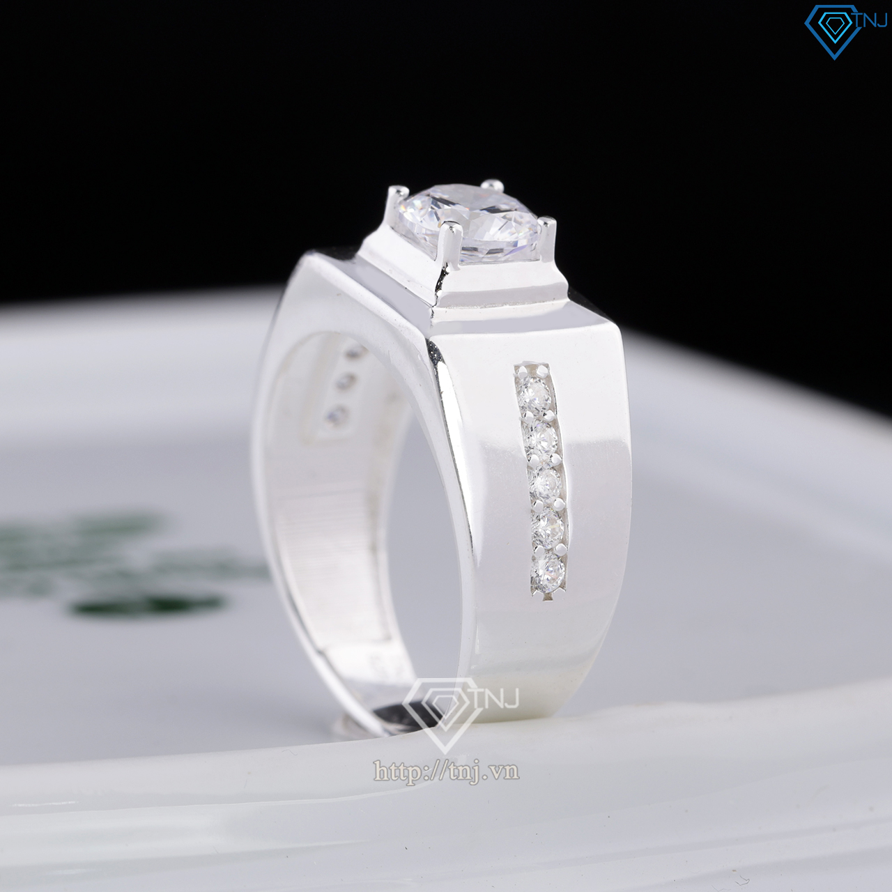 Nhẫn bạc nam đơn giản NNA0039