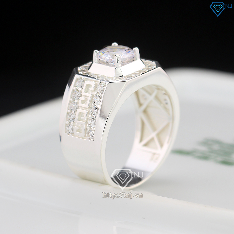 Nhẫn bạc nam đeo ngón trỏ NNA0104