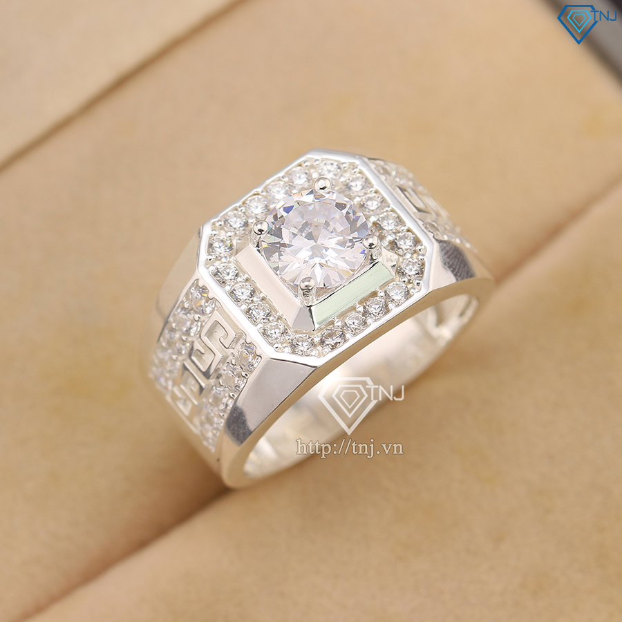Nhẫn bạc nam đeo ngón trỏ NNA0104