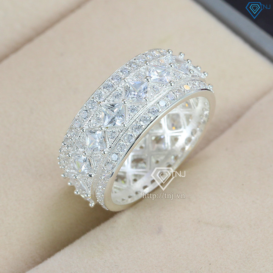 Nhẫn bạc nam cao cấp cá tính NNA0342