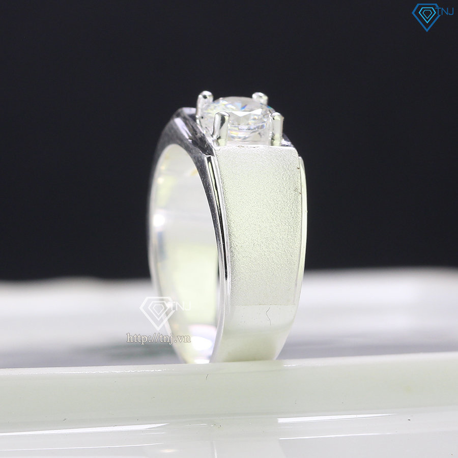 Nhẫn nam bạc đơn giản nhám NNA0556
