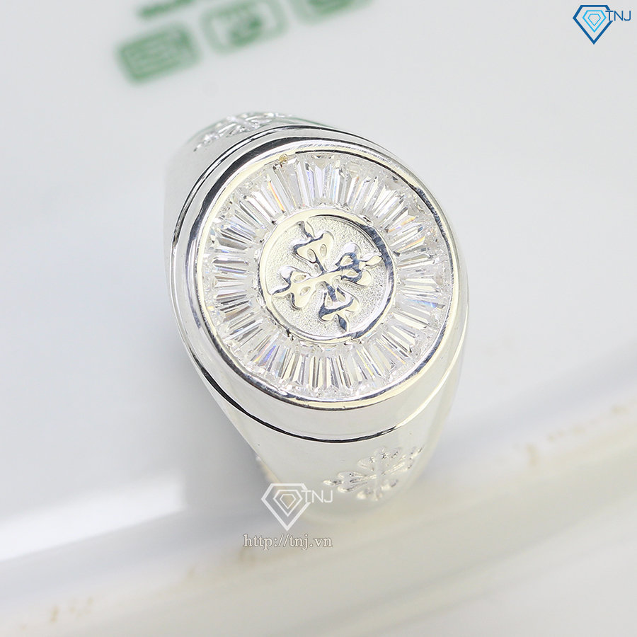 Nhẫn bạc nam Patek Philippe đẹp NNA0648