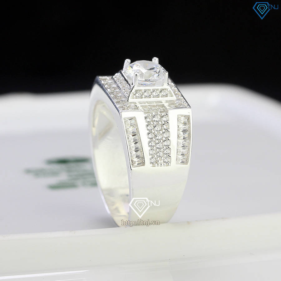 Nhẫn bạc nam 925 đơn giản NNA0704