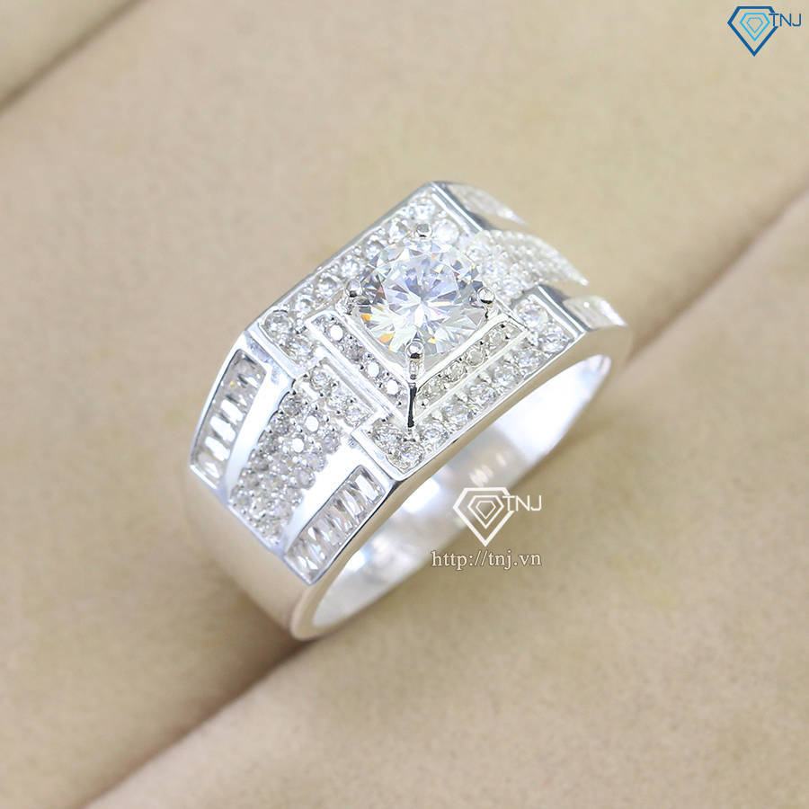 Nhẫn bạc nam 925 đơn giản NNA0704
