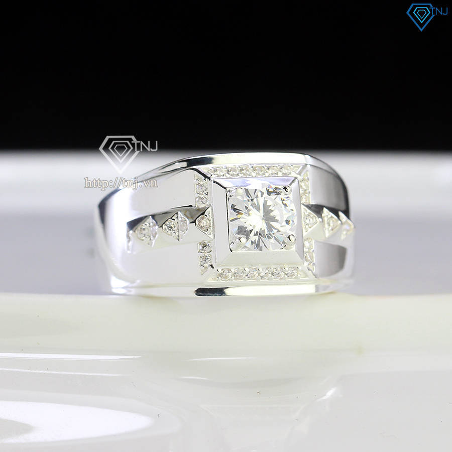 Nhẫn bạc nam cá tính bản nhỏ NNA0722