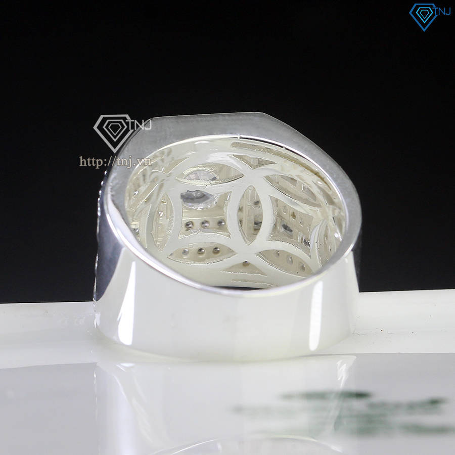 Nhẫn bạc nam bản to cao cấp NNA0736