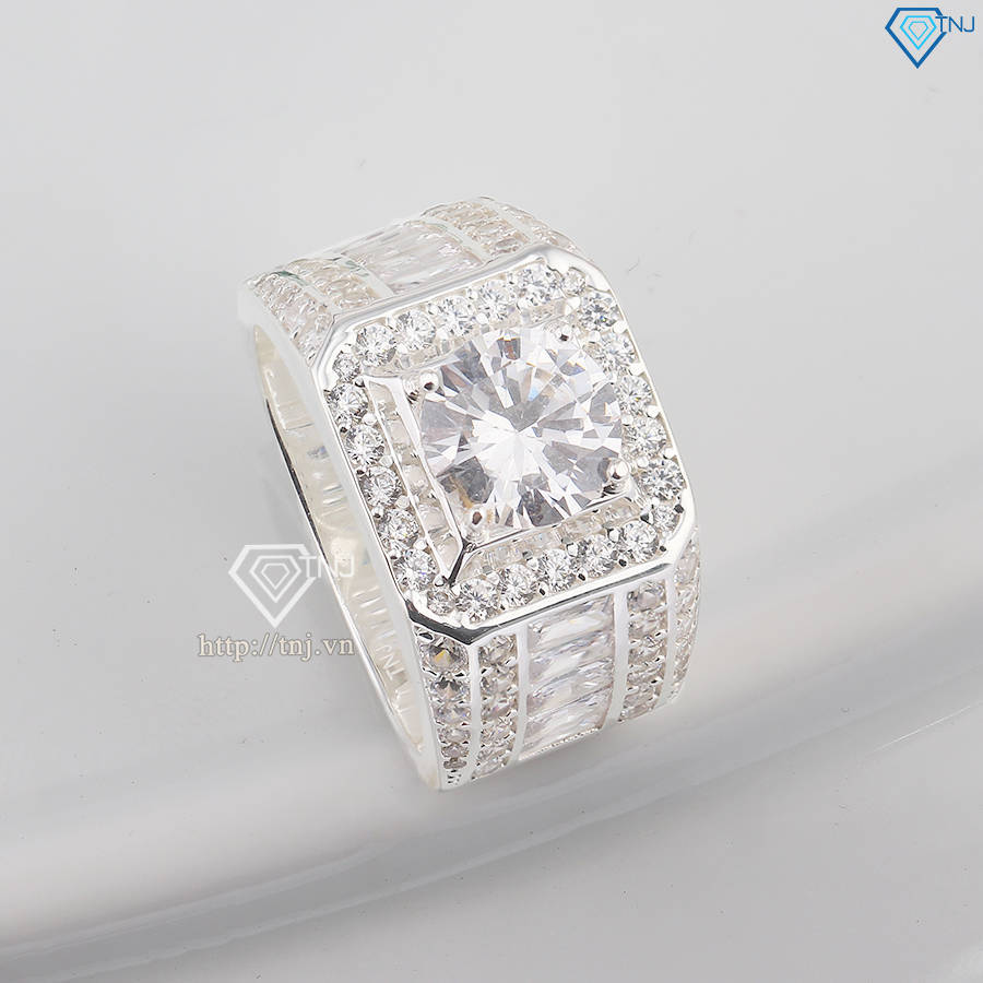 Nhẫn bạc nam 925 bản nhỏ NNA0772