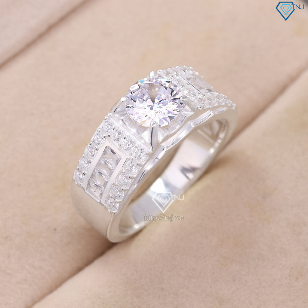 Nhẫn bạc nam bản nhỏ giá rẻ NNA0819
