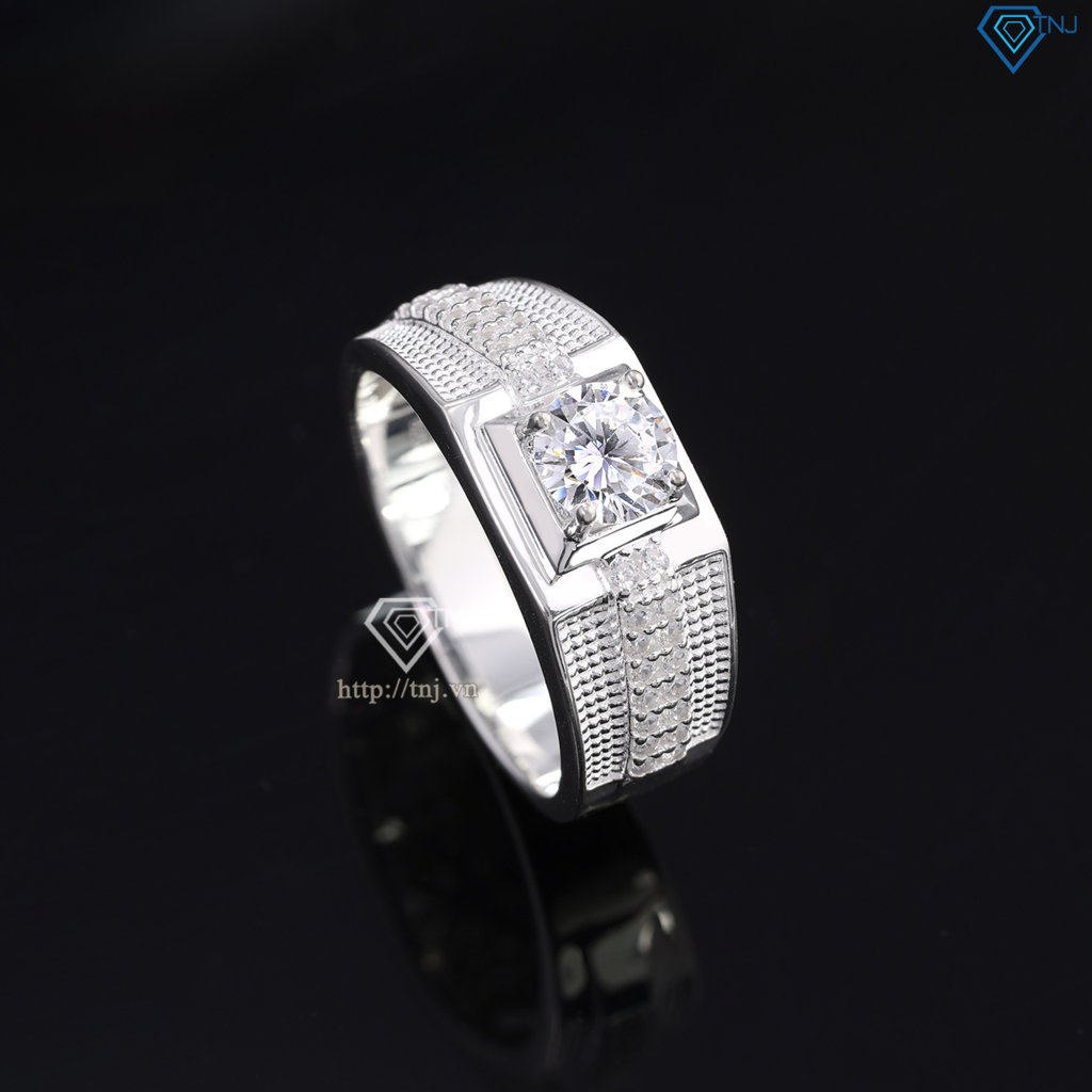 Nhẫn bạc nam đơn giản giá rẻ NNA0822