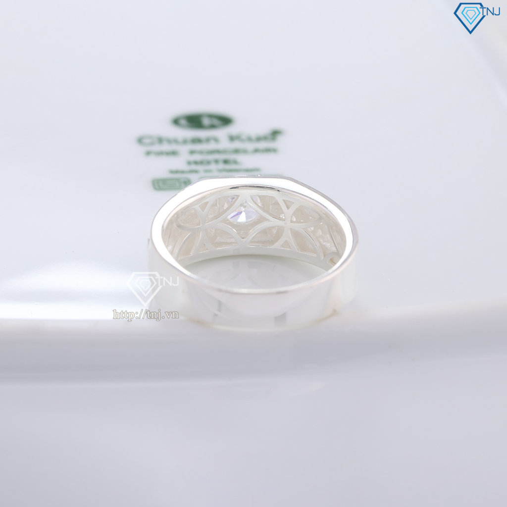 Nhẫn bạc nam đơn giản giá rẻ NNA0822