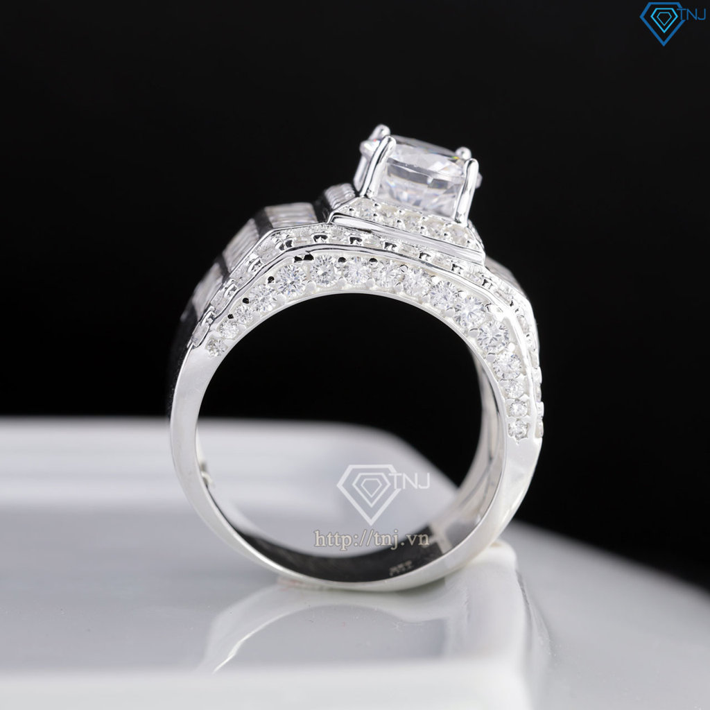 Nhẫn nam bạc bản to cao cấp NNA0878