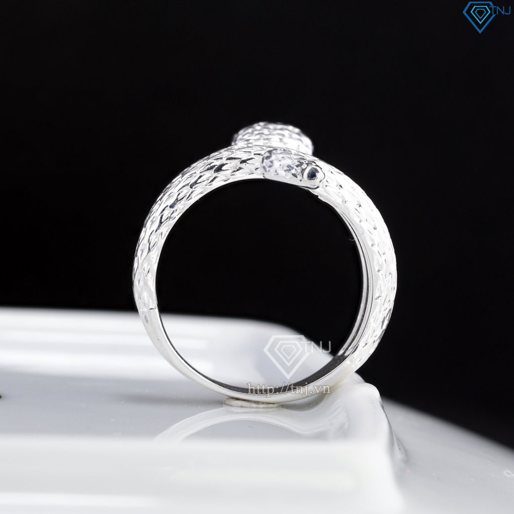 Nhẫn bạc hình rắn cho nam cá tính NNA0880
