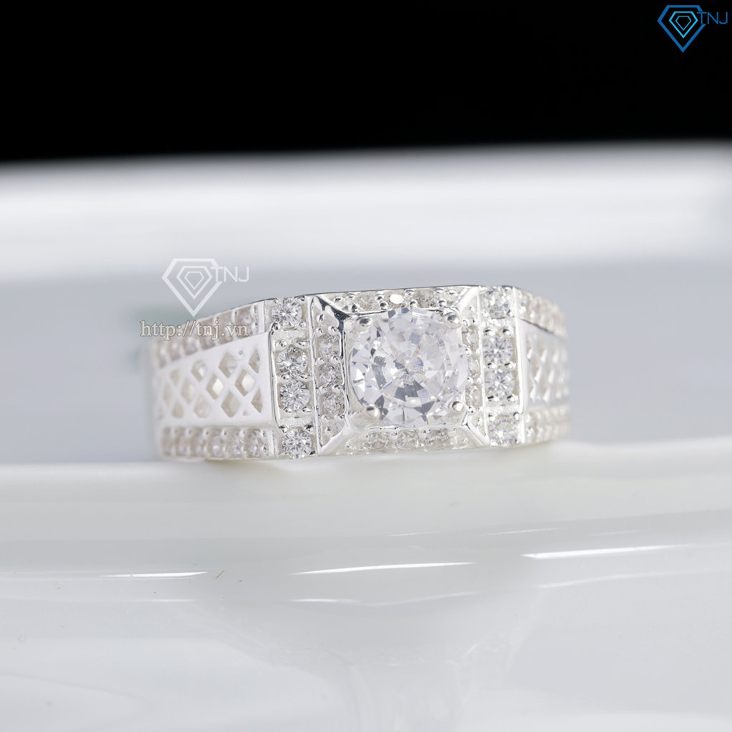 Nhẫn nam bạc bản nhỏ Hà Nội NNA0889