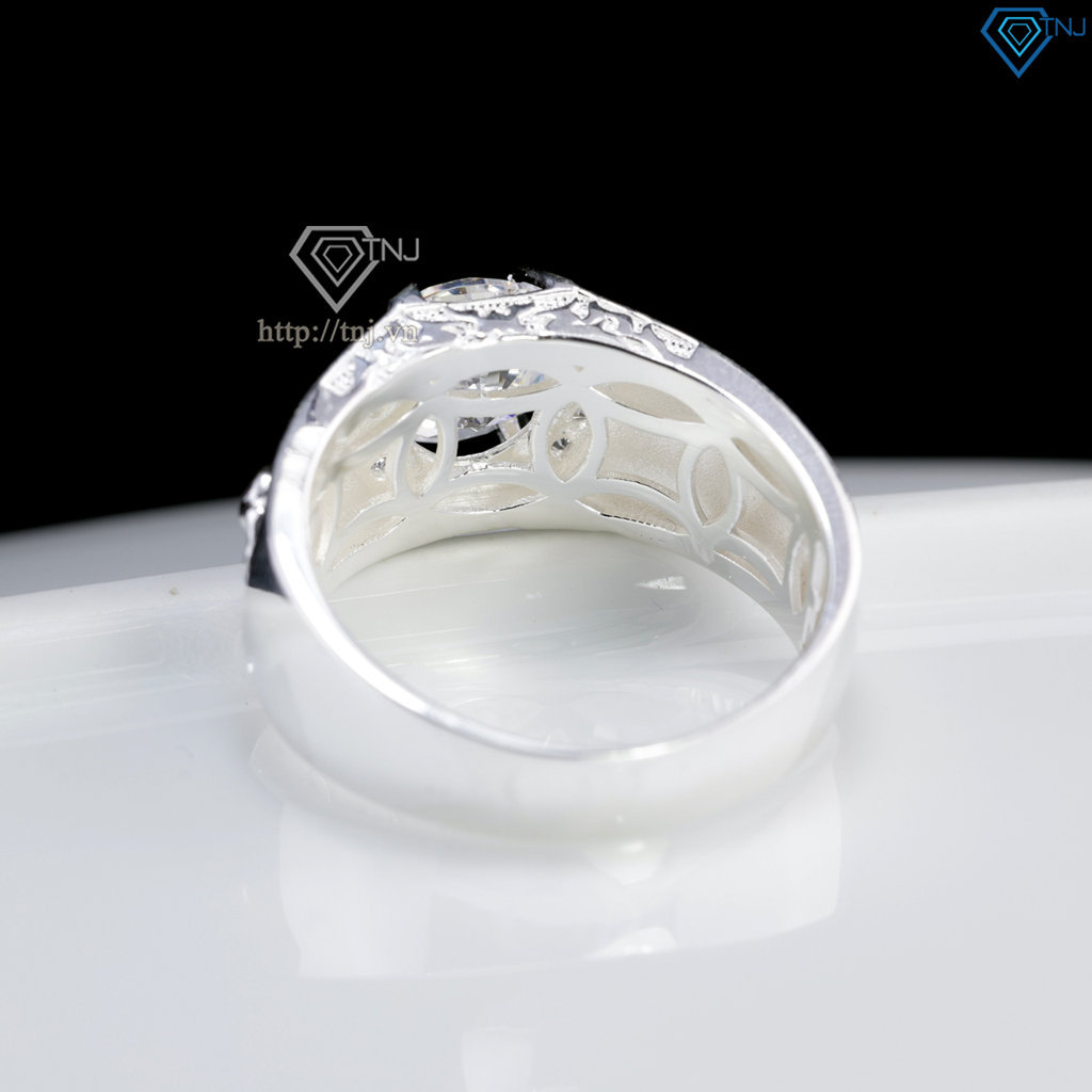 Nhẫn nam bạc hình ngựa cho người tuổi ngọ NNA0894