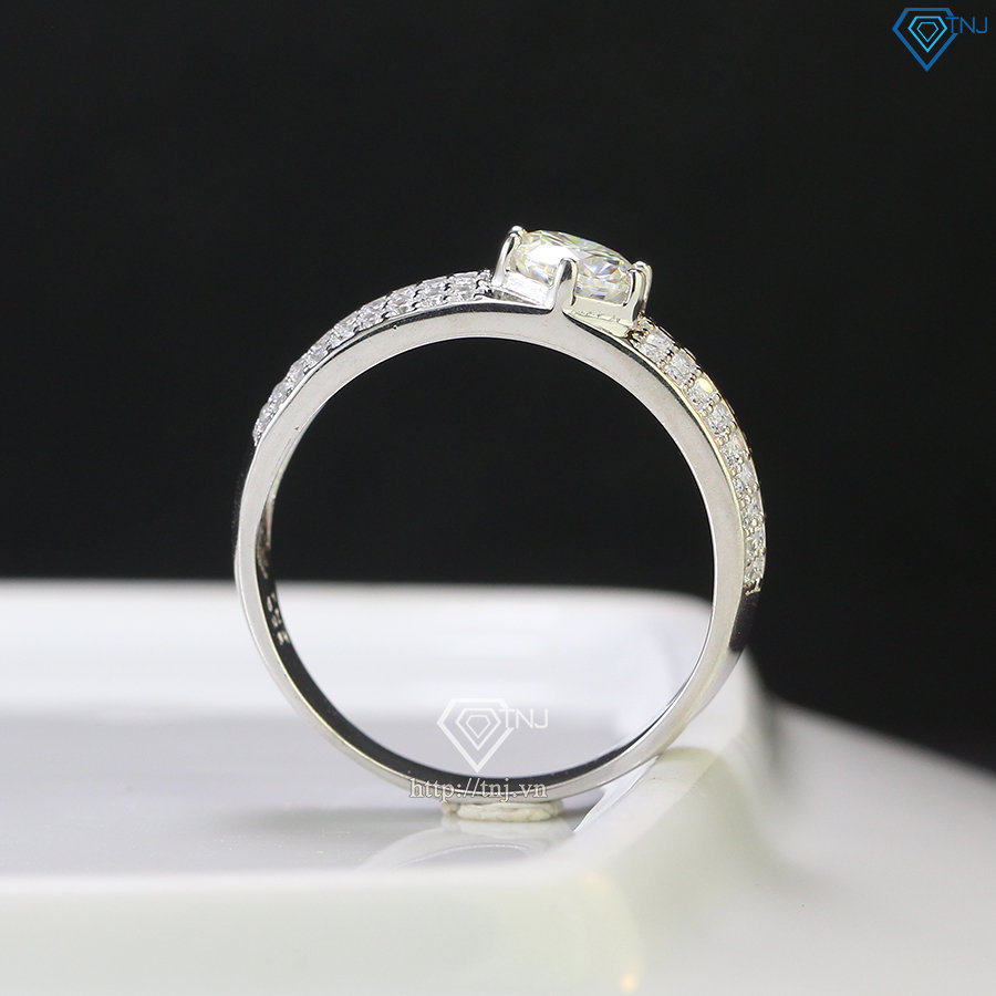 Nhẫn nam đính kim cương nhân tạo giá rẻ 6.0mm - Kiểm định GRA NNAM0080