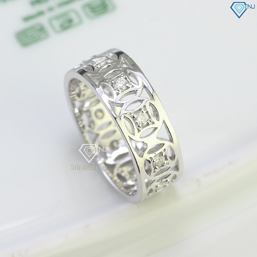 Nhẫn nam kim tiền đính full kim cương Moissanite NNAM0122