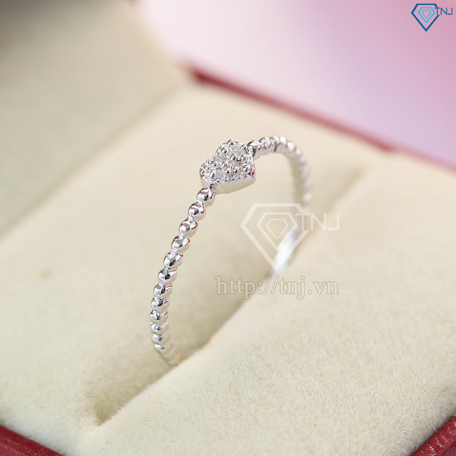 Nhẫn bạc nữ trái tim đẹp giá rẻ NN0216