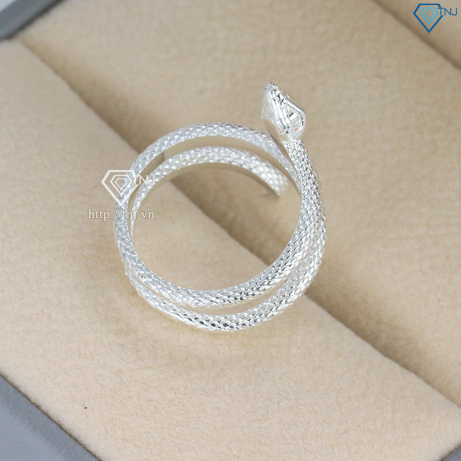 Nhẫn nữ hở tùy chỉnh size mạ vàng hình rắn được thiết kế xoắn 2 vòng p –  Boho Accessories
