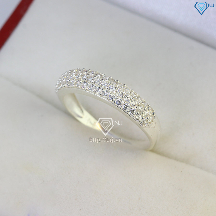Nhẫn bạc nữ Hà Nội đính đá NN0361