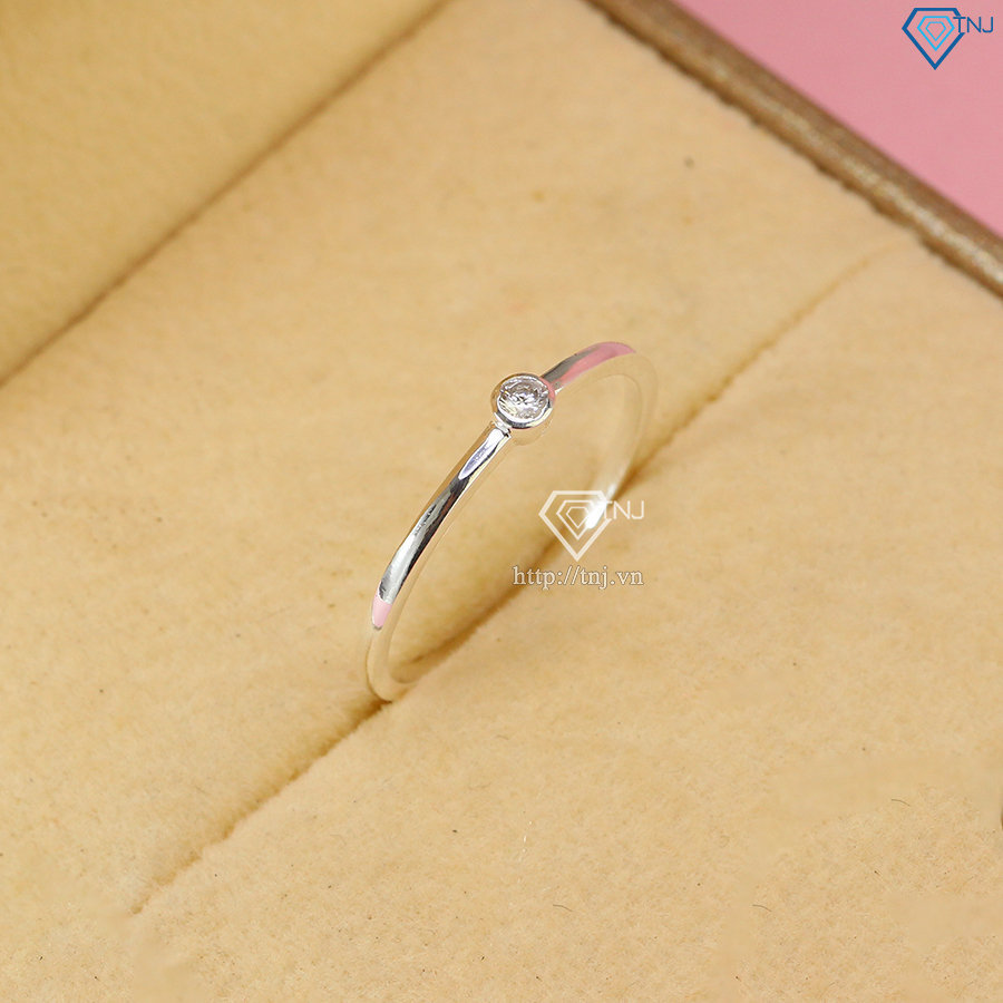 Nhẫn bạc nữ đơn giản giá rẻ NN0385