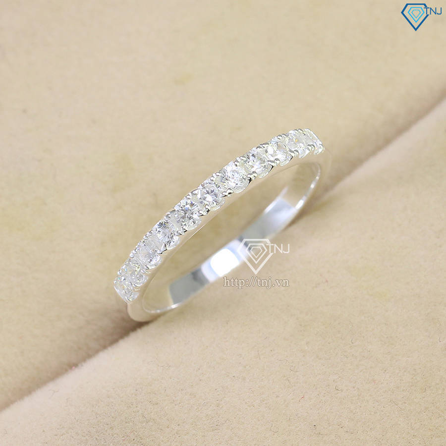 Nhẫn bạc nữ tròn đơn giản NN0462