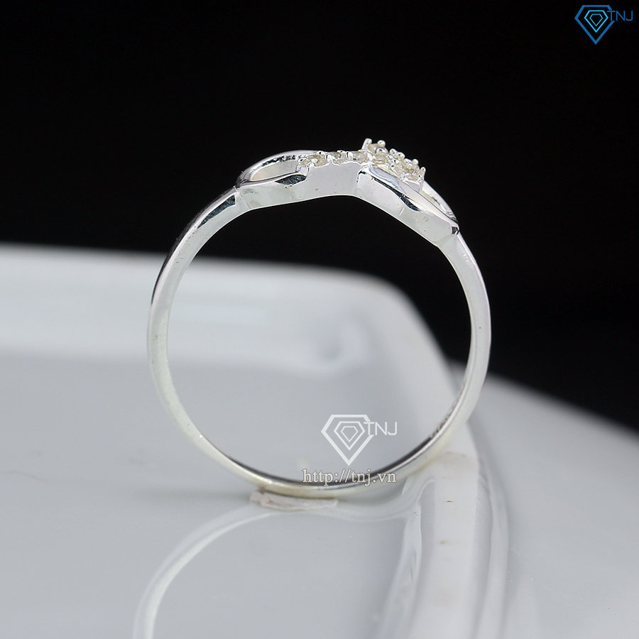 Nhẫn bạc nữ vô cực thánh giá NN0497