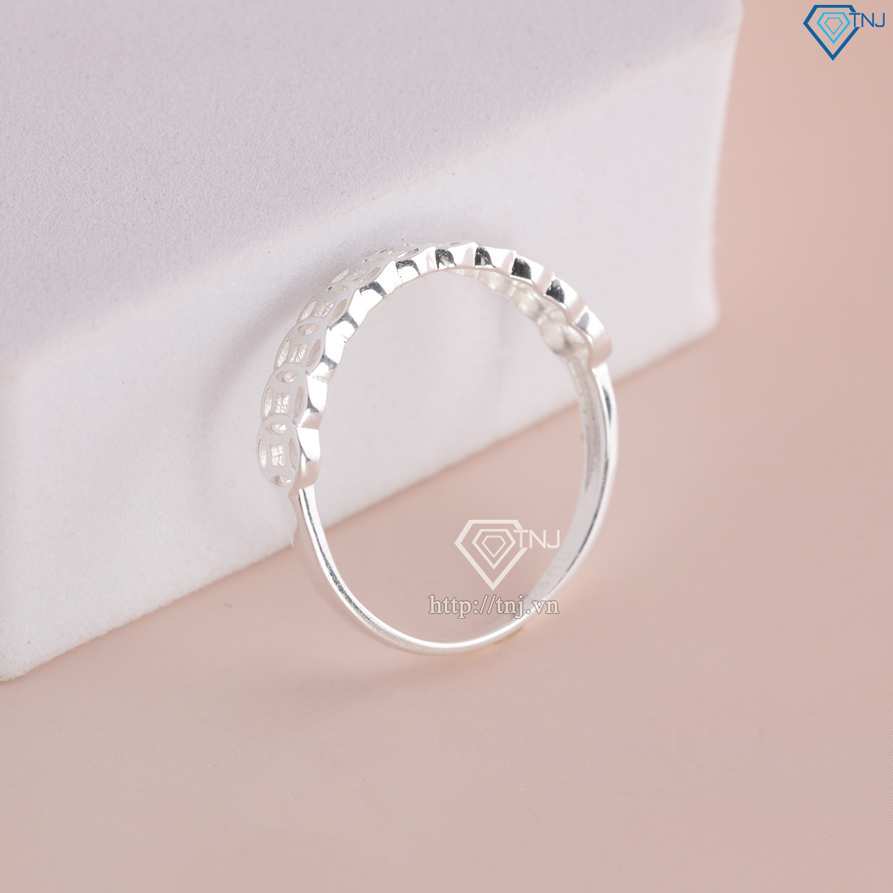 Nhẫn bạc nữ 925 kim tiền đẹp NN0521