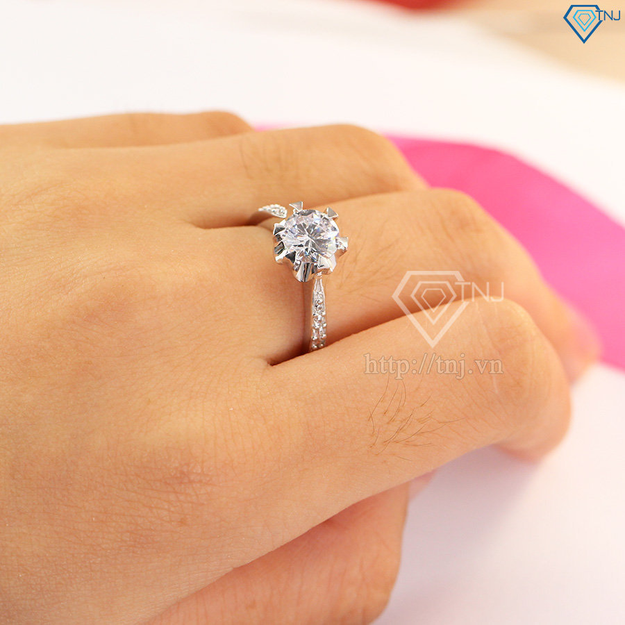 Nhẫn bạc nữ đẹp đính đá NN0201